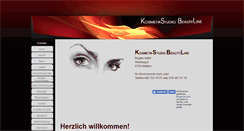 Desktop Screenshot of kosmetikstudio-beautyline.ch